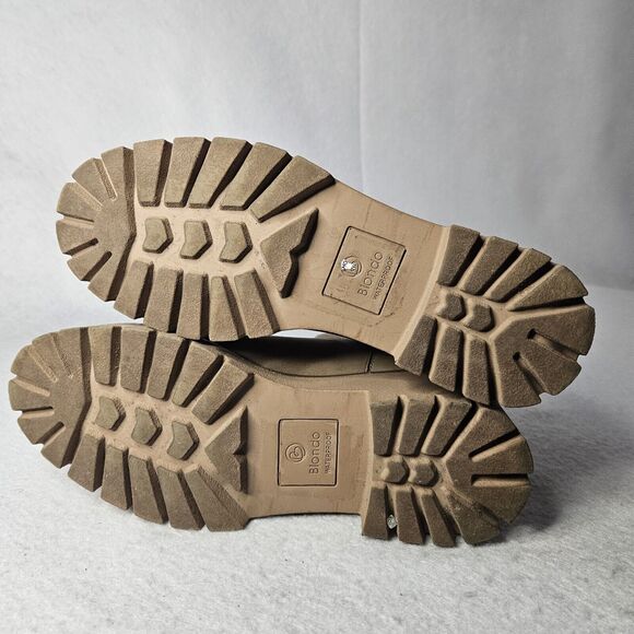 BLONDO sz 6 Tan Leather Chelsea Boot Waterproof Slip On Stretch - Picture 4 of 6